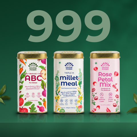 ABC Milk mix + Millet meal + Rose Petal Milk Mix