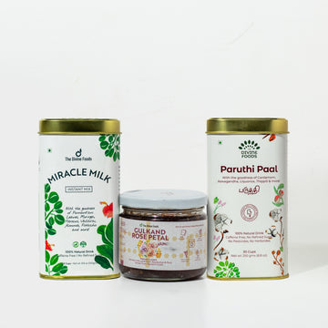 PCOS remedy Kit - Gulkand honey + Paruthi Paal + Miracle Mix