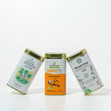 Cough and Cold Remedy Kit - Golden Milk + Paruthi Paal + Palm Sugar