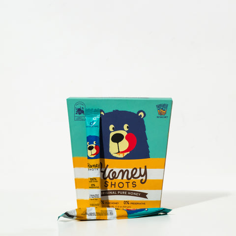 The Divine Foods Honey Shots made with natural ingredients for a quick wellness boost and daily immunity support.