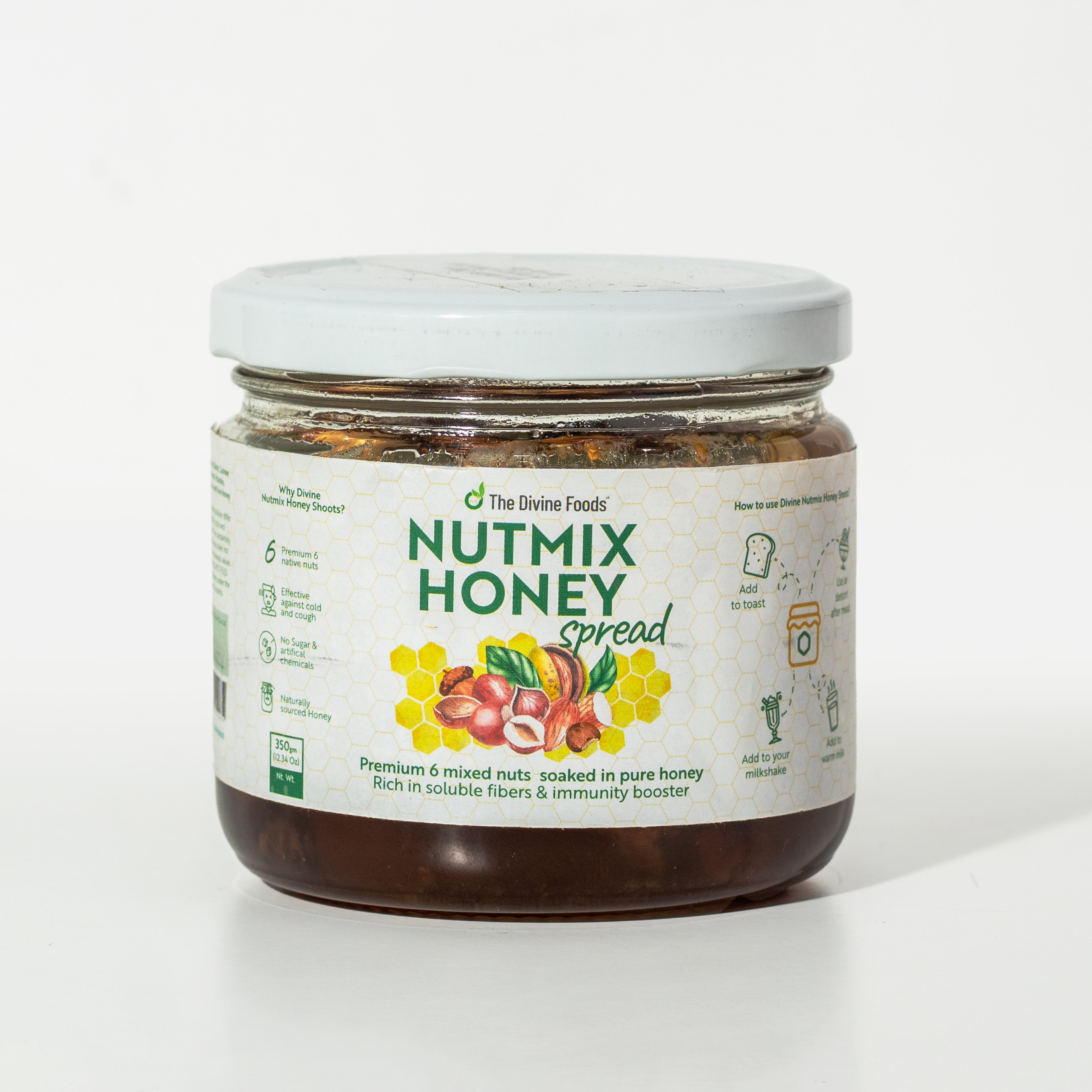 Nut Mix Honey (Made With Premium 5 Nuts & Single Origin Honey) For Imm