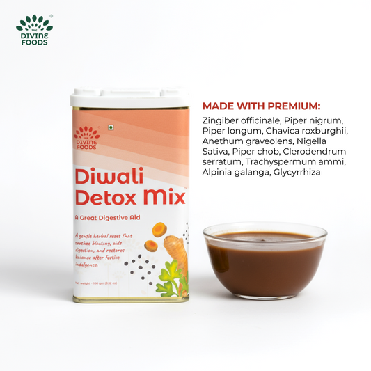 Diwali Detox Mix - With the Goodness of Ginger, Pepper, Black Cumin and other herbals