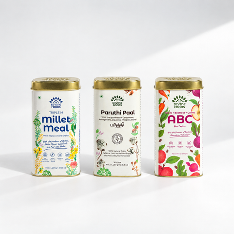 Millet Meal Shake + ABC Milk Mix + Paruthi Paal