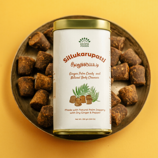 Sillukarupatti (Ginger Palm Jaggery)- Remedy for Indigestion,Cold and Cough