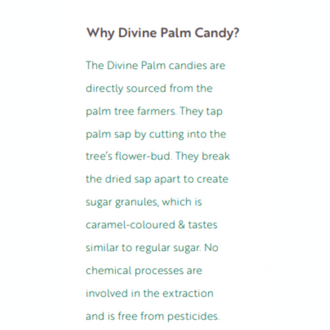 Organic Palm Candy