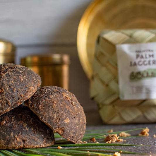 100 % Pure, Natural and Unrefined Palm Jaggery (Karupatti)  500 gm