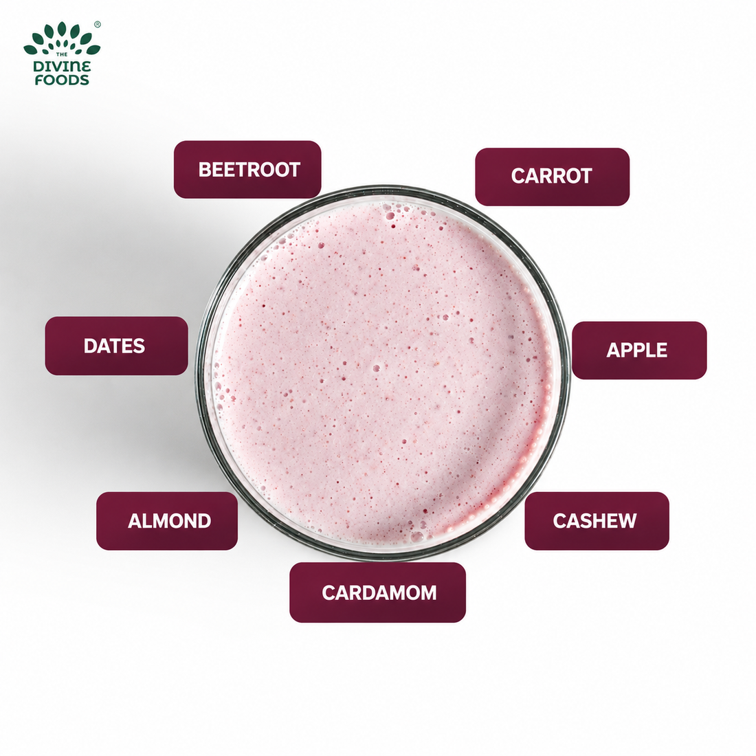 Natural ABC Milk Mix – Apple, Beetroot & Carrot Blend with Dry Fruits ...