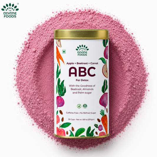 Natural ABC Milk Mix   Apple, Beetroot & Carrot Blend with Dry Fruits and Palm Jaggery