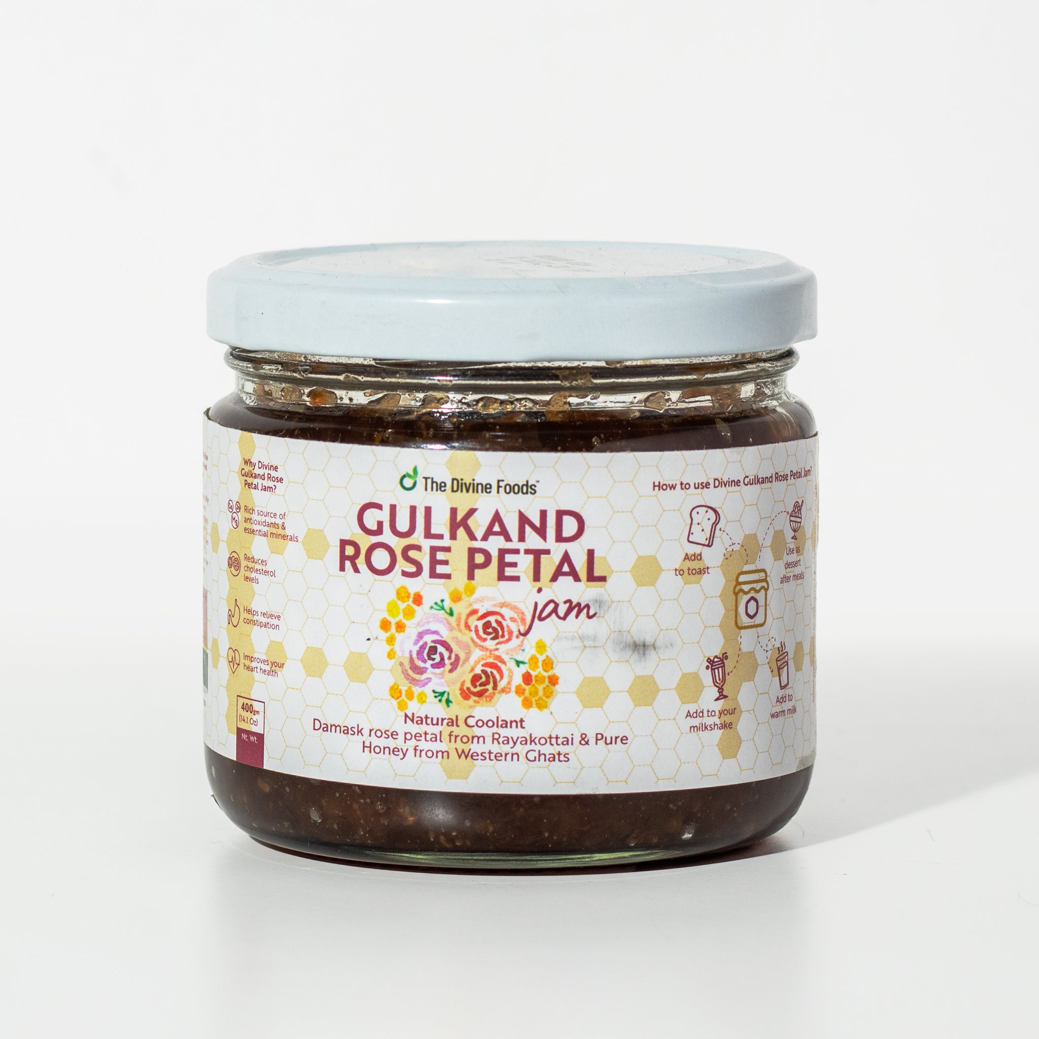 Pure Gulkand Honey Single Origin Unblended Natural Honey