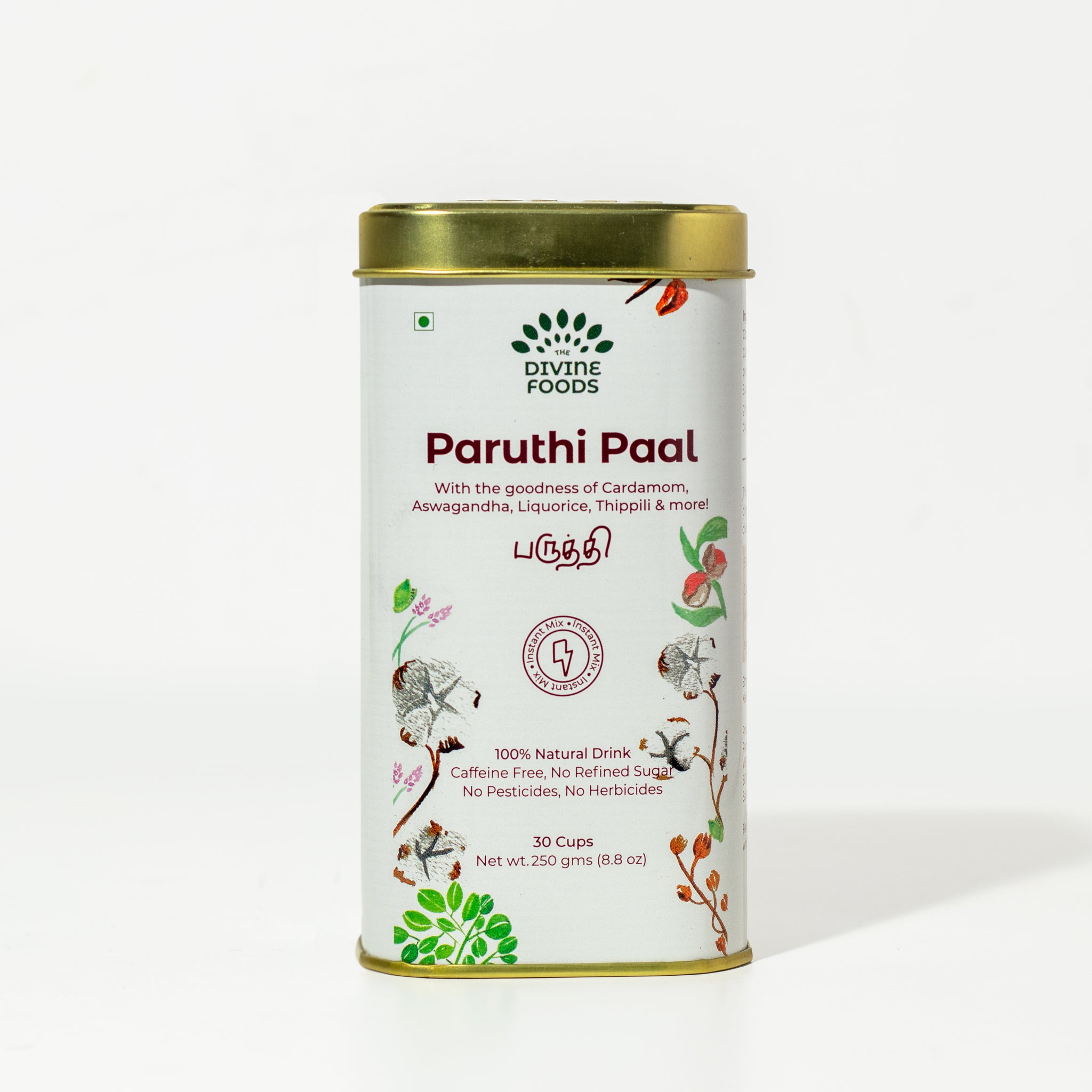 Paruthi Paal-Cotton Seed Instant Latte Mix (Cold and Cough remedy/ Helps with Mensural Cramps)