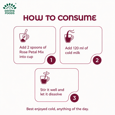 Natural Rose Petal Milk Mix