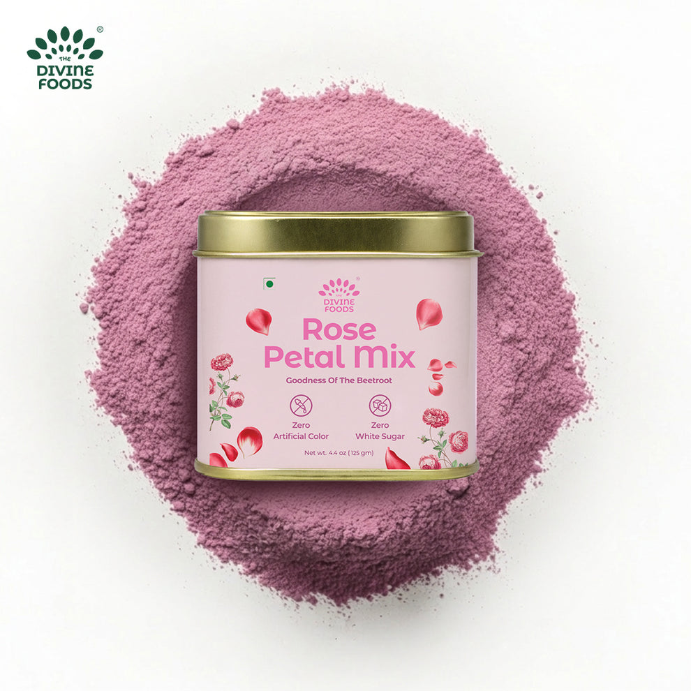 Rose Petal Mix – Pure, Natural & Guilt-Free | The Divine Foods