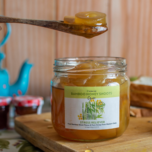 Pure Bamboo Shots Honey Single Origin  (350 gm)