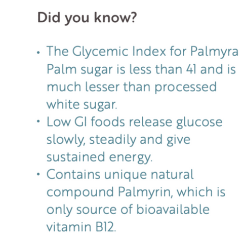 Palmyra Palm Sugar